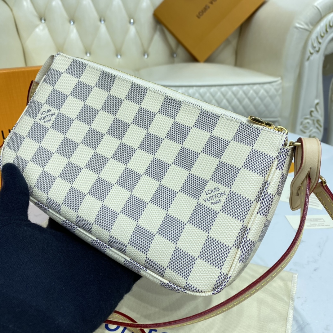 Louis Vuitton POCHETTE ACCESSOIRES Handbag Damier Azur N41207